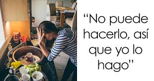 Un marido poco colaborador.